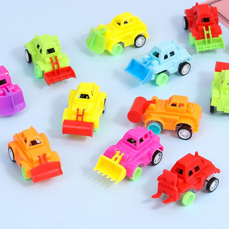 Colorful Mini Power Engineering Vehicle Toy For Early Kids Motor Skills Gift And