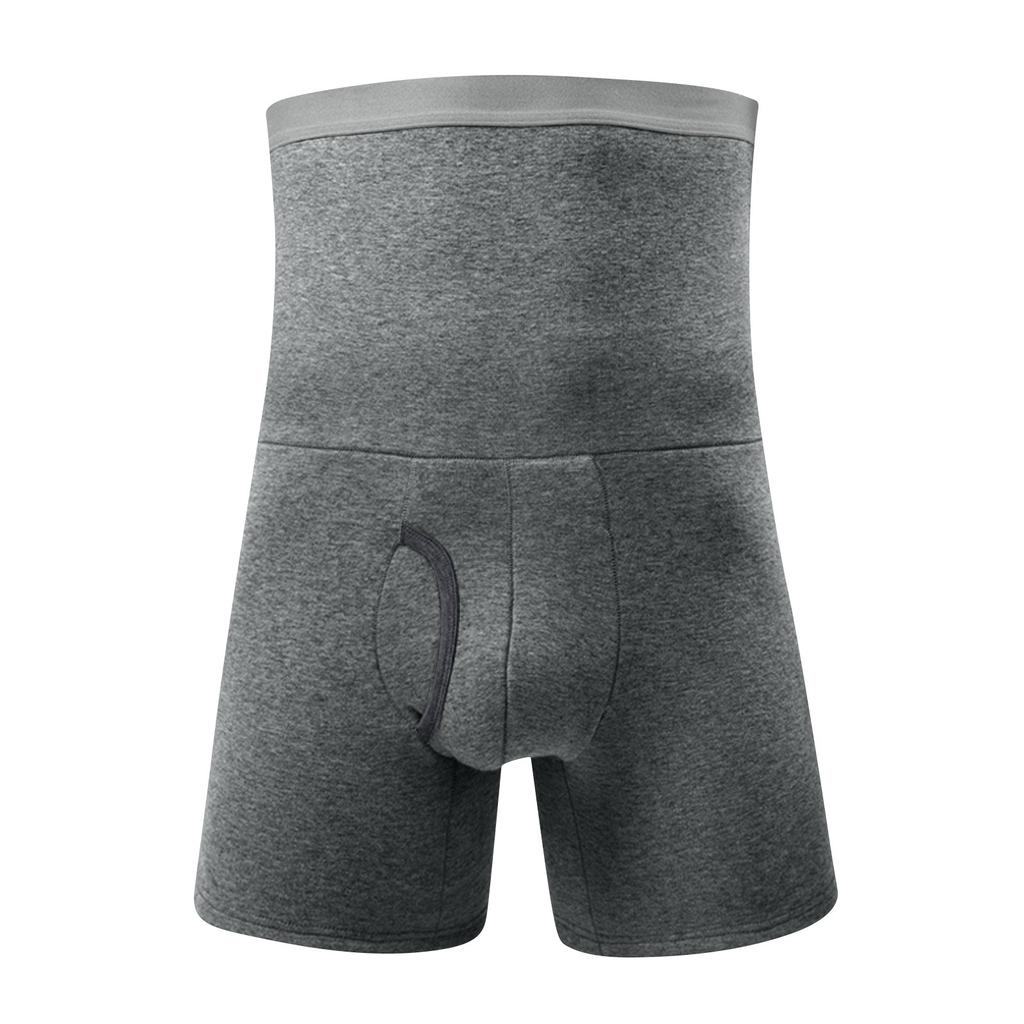 Pánská móda Teplé Pohodlné bavlněné spodní prádlo s vysokým pasem Plus Size