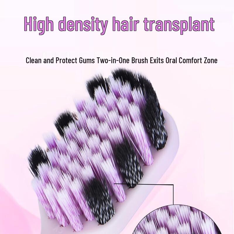 Saky+ ZHS-KG08 Wide Head Soft Bristle Toothbrushes