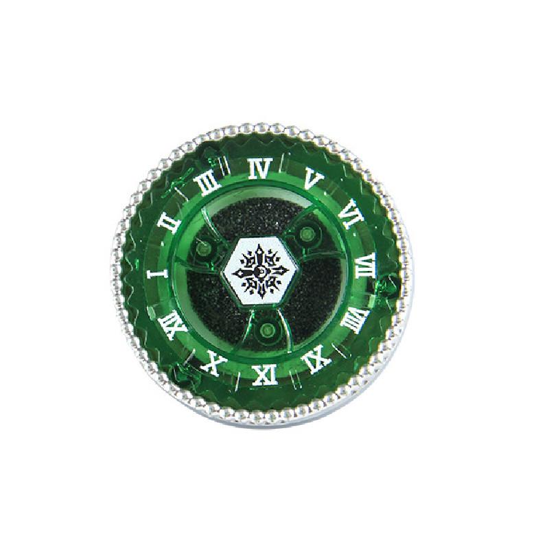 Premium Alloy Burst Spinning Top Bb104106 Colorful Handheld Firework Gyro Toy зелёный