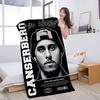 Canserbero Pop Music Singer Star Beach Towel Colorful Bath Towels for Girl Microfiber Quick Dry Sand Free Beach Yoga Spa