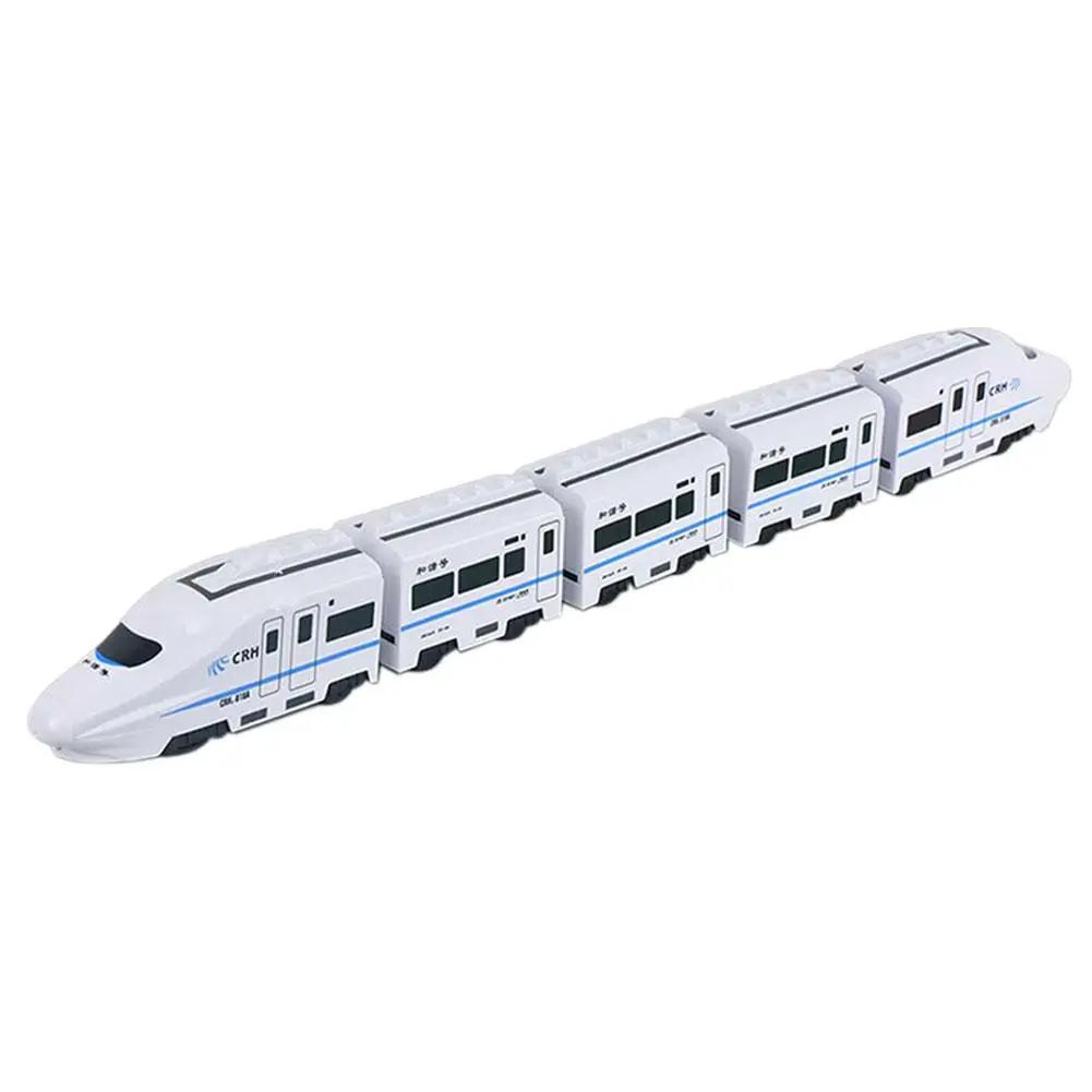 High Speed Railway Train Toy for Kids, Electric Car, Sound and Light, Model Train, Educational Toys for Boys and Girls, Gif L7T1