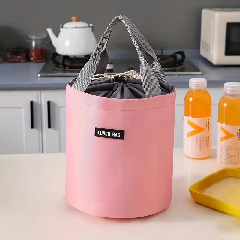 Portable Round Insulated Lunch Bag, Not for Food Contact. (Non-Food Contact)
