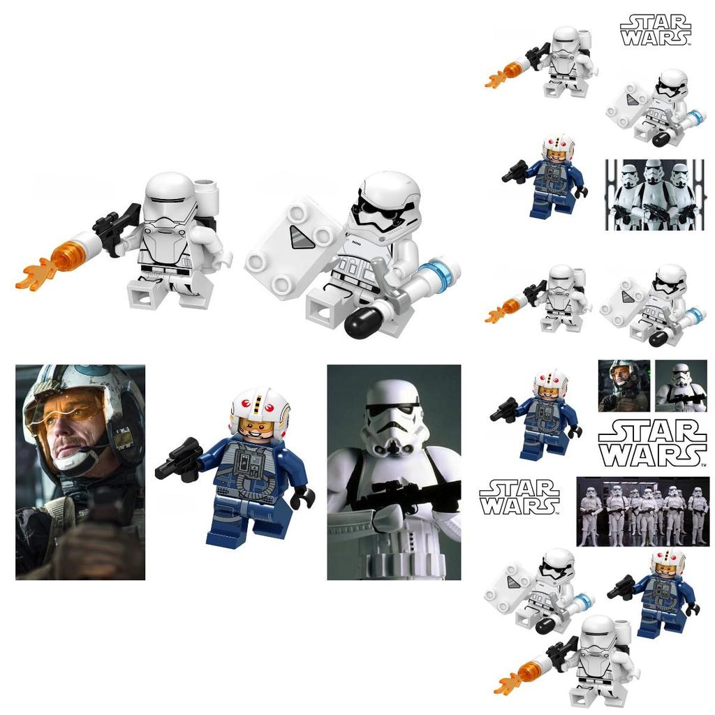 Saco de 10g de Blocos de Construção Miniatura Compatíveis Lego Star Wars C041-048