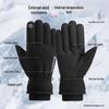H3 Men's Waterproof Winter Ski Gloves: Velvet-Lined, Non-Slip, Touchscreen, Warm for Outdoor Sports & Cycling