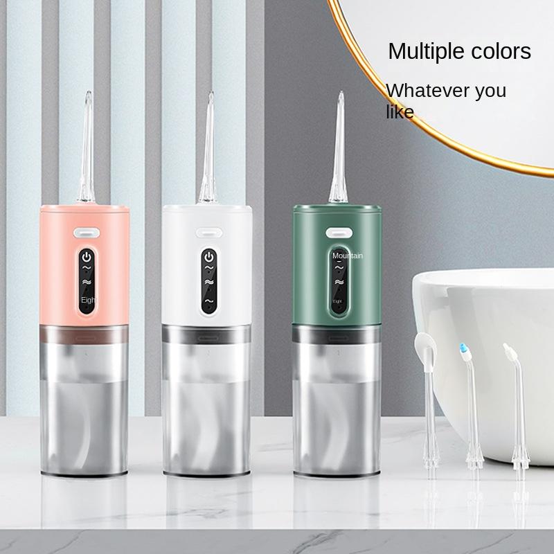 Portable Water Floss USB Rechargeable Oral Irrigator 280ML Electric Tooth Cleaning Device 3 Modes Waterproof Irrigator