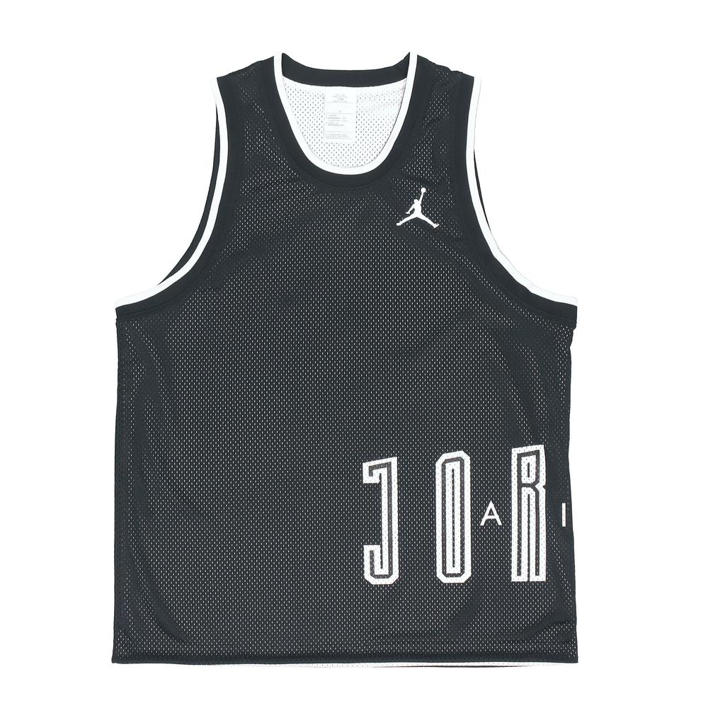 Air Jordan Sport Dna Logo Print Reversible Mesh Basketball Tank Top Men Tops Black DA7235-010