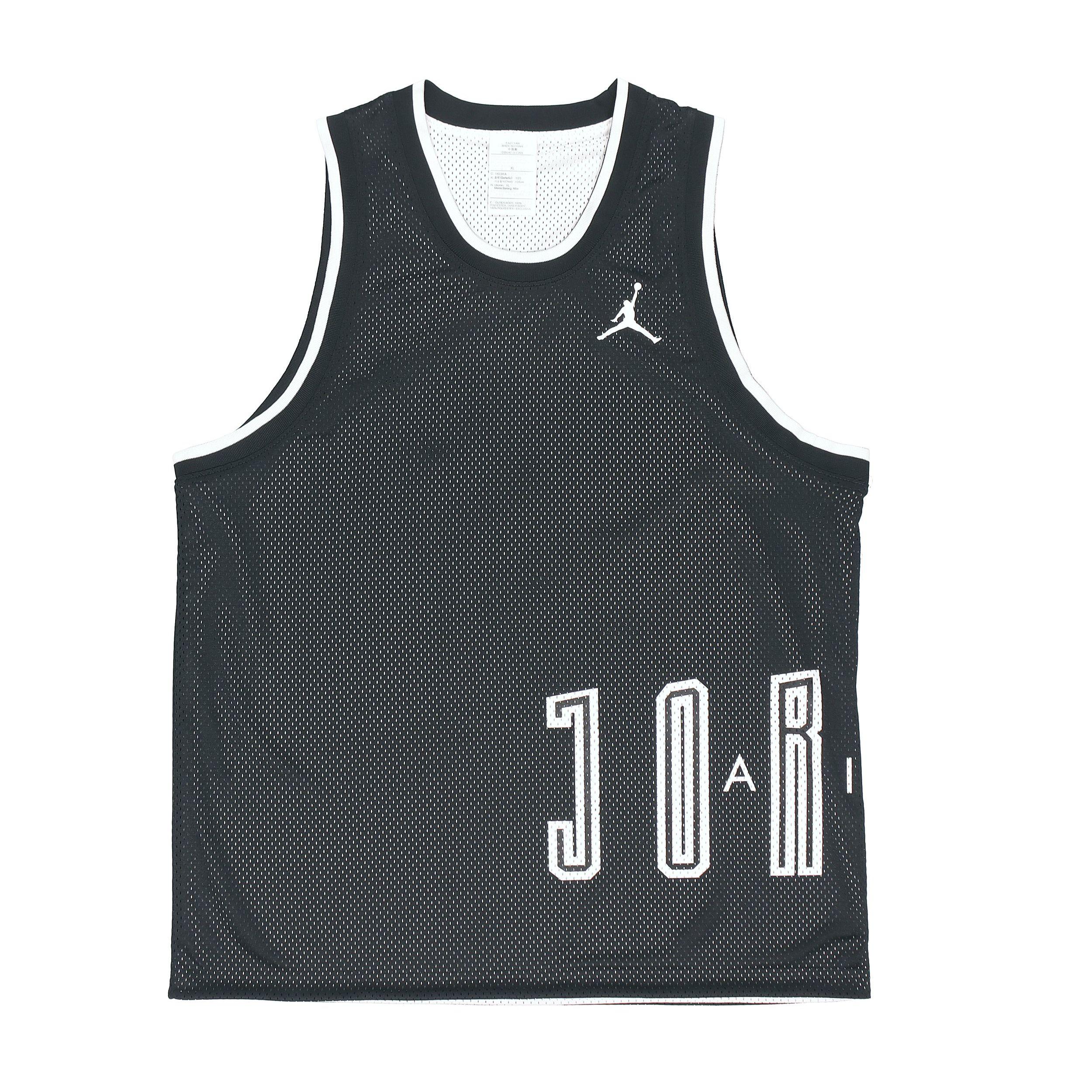Мужская баскетбольная майка Air Jordan Sport Dna Logo Print Reversible Mesh Black — фото 3