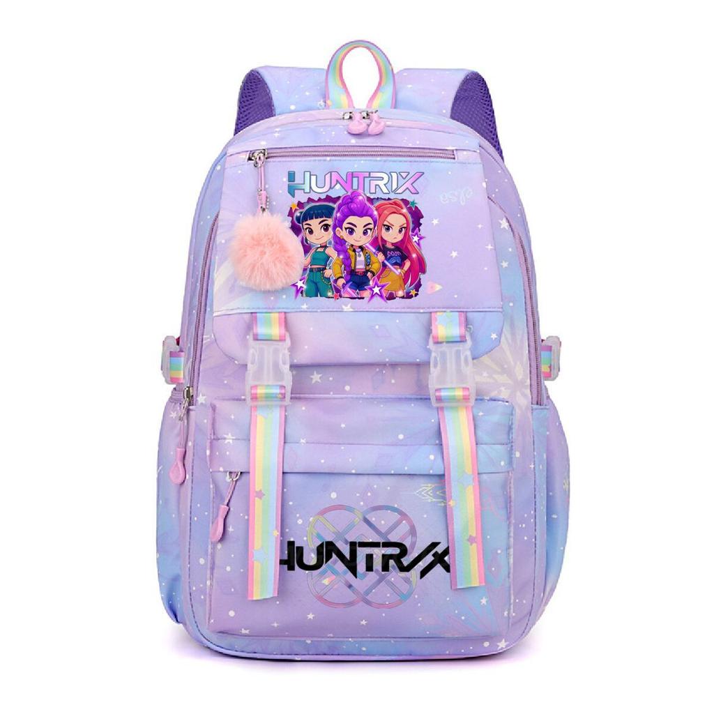 Animation Cartoon Peripheral Printing Korean Version Trend Burden Reduction Backpack Large Capacity Student Leisure Bag