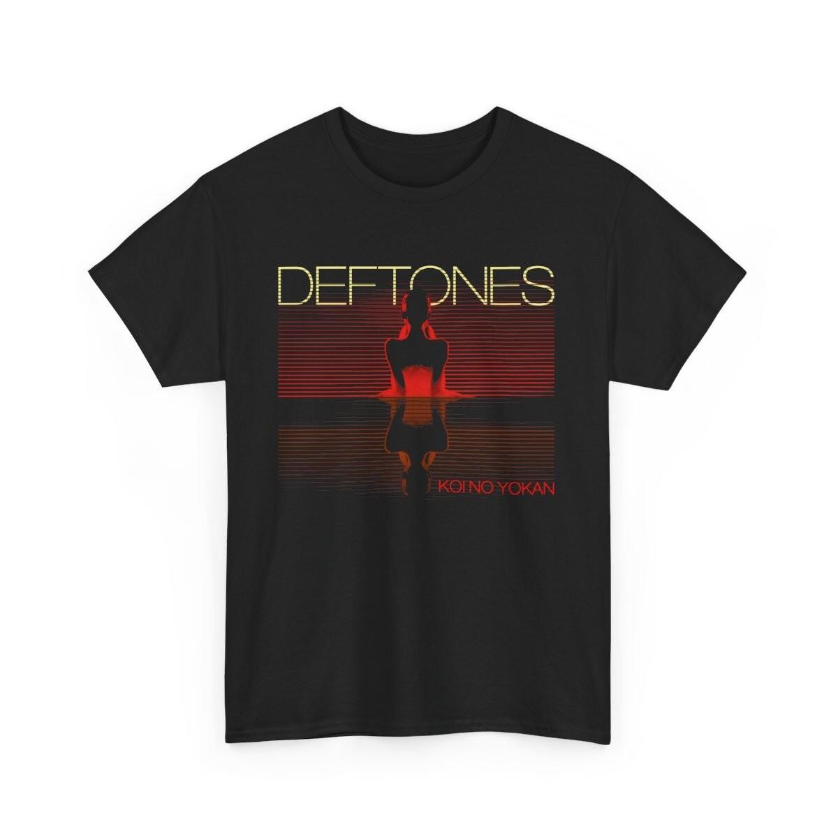 Deftones Reflection Koi No Yokan T Shirt Black Men Size Cotton XL