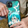 Kawaii H-Hatsune Miku Für IPhone 15 16 Pro Max 11 12 13 14 XS XR X Plus 16E Matt Transluzente Handyhülle