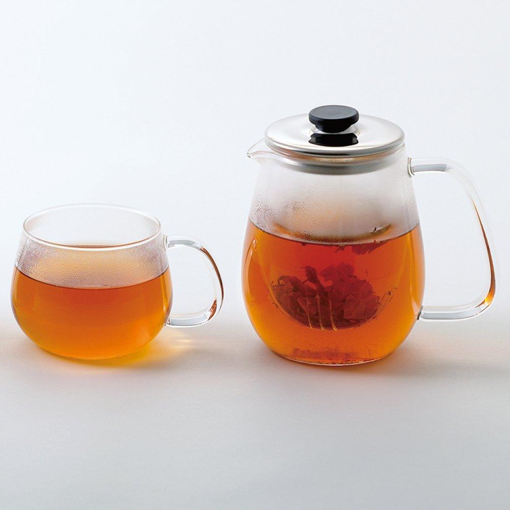 Kinto UNITEA Jug, 680ml, Glass, Dishwasher and Microwave Safe, 8294