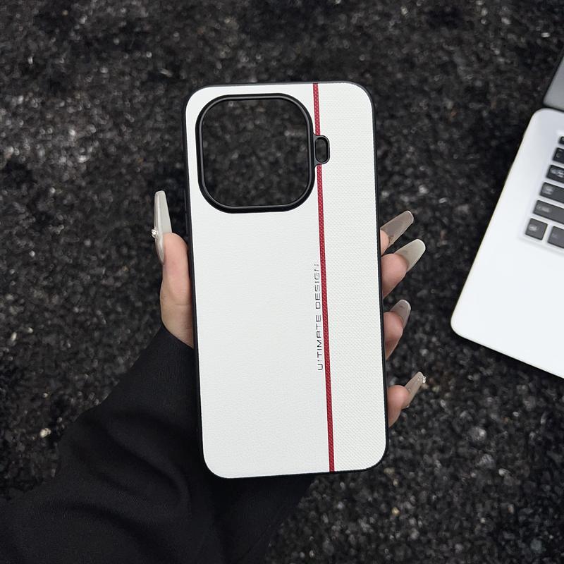 For Xiaomi 15T Pro 15T Case Fashion PU Plain Leather Colored Splicing Ultra-thin Protective Cover for Xiaomi Mi 15T