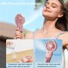 Portable Humidifier Fan, Handheld Mist Fan, USB Rechargeable Handheld Fan with Humidifier Mini Water Spray Hand Fan