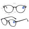 Retro Round Frame Reading Glasses Women Men Anti -Blue Light Glasses Hd Presbyopia Eyeglasses Diopters 0 +1 .0 +1 .5 +2 .0 To +4 .0
