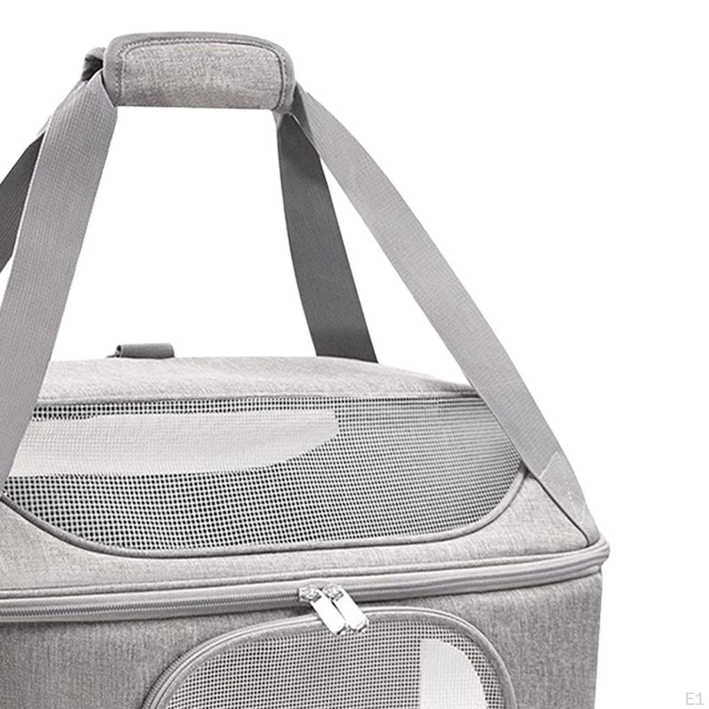 Borsa Trasportino per Gatti, Borsa da Viaggio per Cani, Leggera, Ventilata, Robusta, con , Animale Domestico