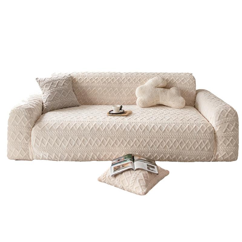Autumn and Winter Thickened Comfortable Velvet All Inclusive Sofa Cover Fitted Sofa Cover Simple Modern Elastic Universal New Style