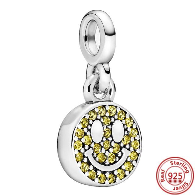 925 Silver Me Series Starfish Moon Pineapple Small Charms Pendant Beads Fit Original Fashion Me Armbånd Dame Smykker DIY