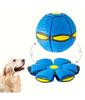 Flying Saucer Bouncing Ball Is A Durable, Elastic and Fun Dog Pet Toy Suitable for Outdoor Activities and Exercise