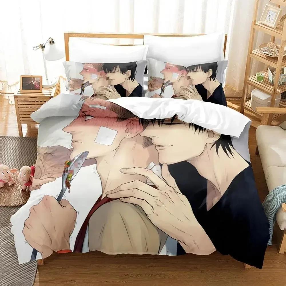 Set de lenjerie de pat Anime 19 zile Set de pat king-size, o singură persoană, twin, dormitor pentru copii, adulți, copii