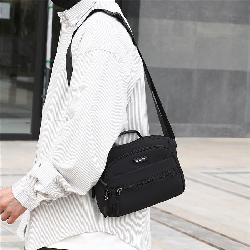 Sac bandoulière homme grande capacité style commuter sac à bandoulière unique mode loisirs sacs bandoulière homme