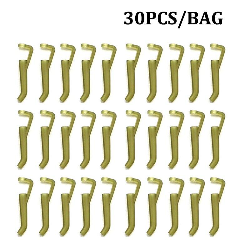 30st Karpfiske Tillbehör D Rig kickers krokar lina aligners ärm anti-tangle sleeve for hair ronnie rigs end tackle