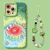 Watermelon puppy for iPhone17promax Apple 16 summer phone case 15 with lanyard 14 silicone case