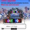 AI voice control Demon Eyes Car LED Display Programmable Flexible LED Display Soft Sign Board Pixel Custom Led Panel Christmas