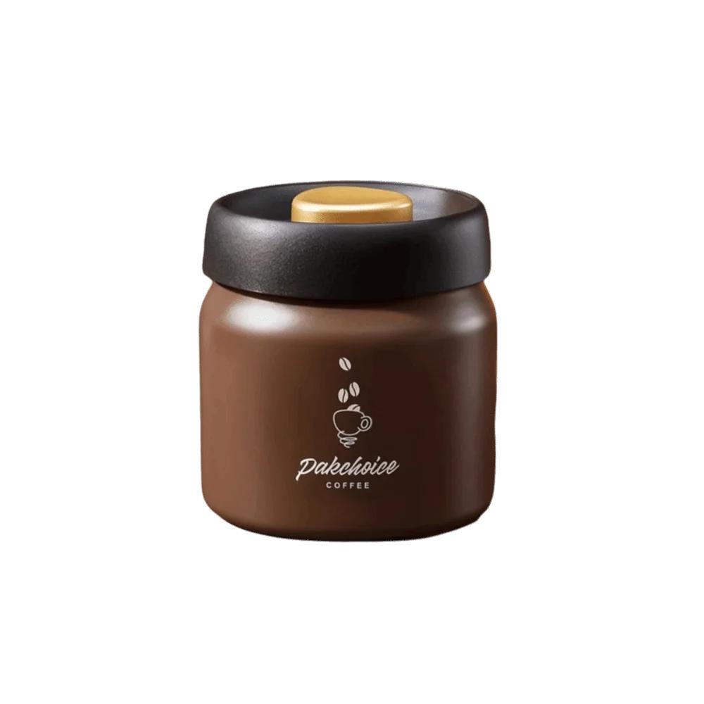 Stainless Steel Vacuum Coffee Container Moisture-Proof Thickened Coffee Bean Storage Rust-proof Keep Fresh Airtight Canister