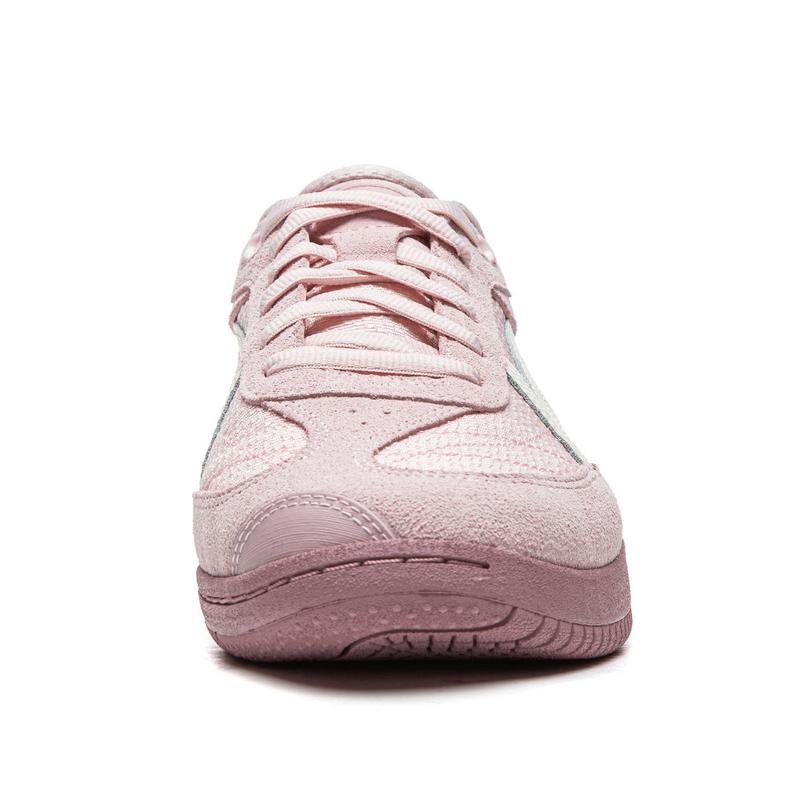 Li Ning Ping Pong Series Trendy Sports Comfortable Wear Resistant Breathable Functional Table Tennis Shoes Unisex Shoes Light-Pink Cream AZGV303-2