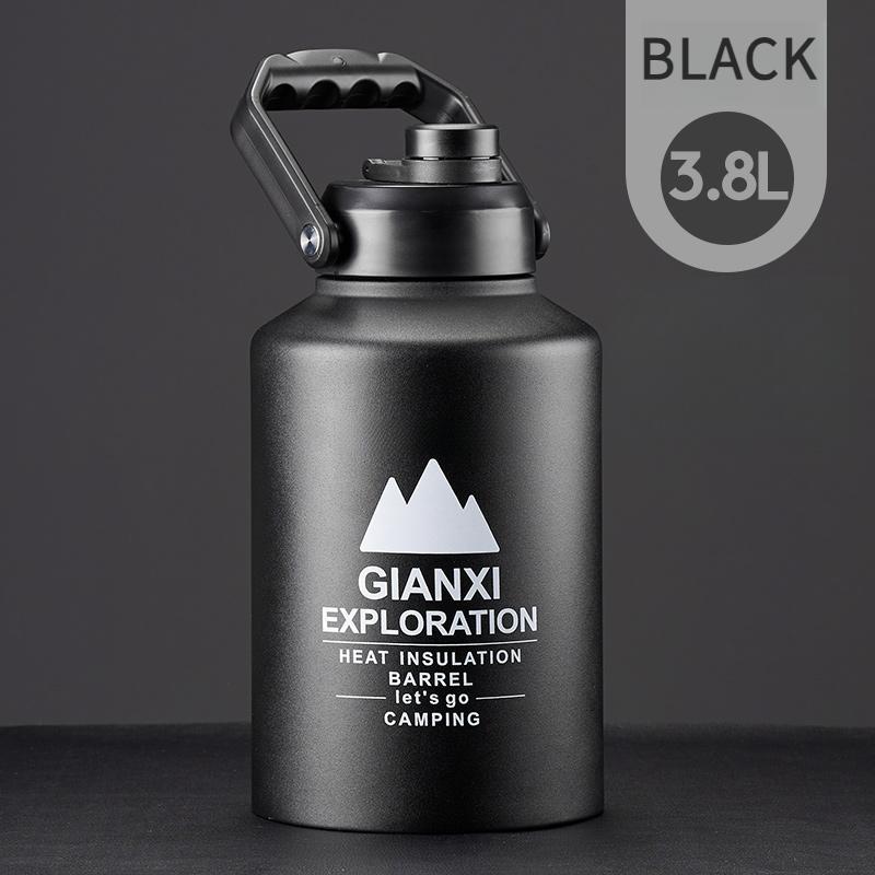 Stainless Steel Insulation Bucket Large Capacity Portable Ice Bucket Camping Large Bottle Mouth Ice Insulation Pot