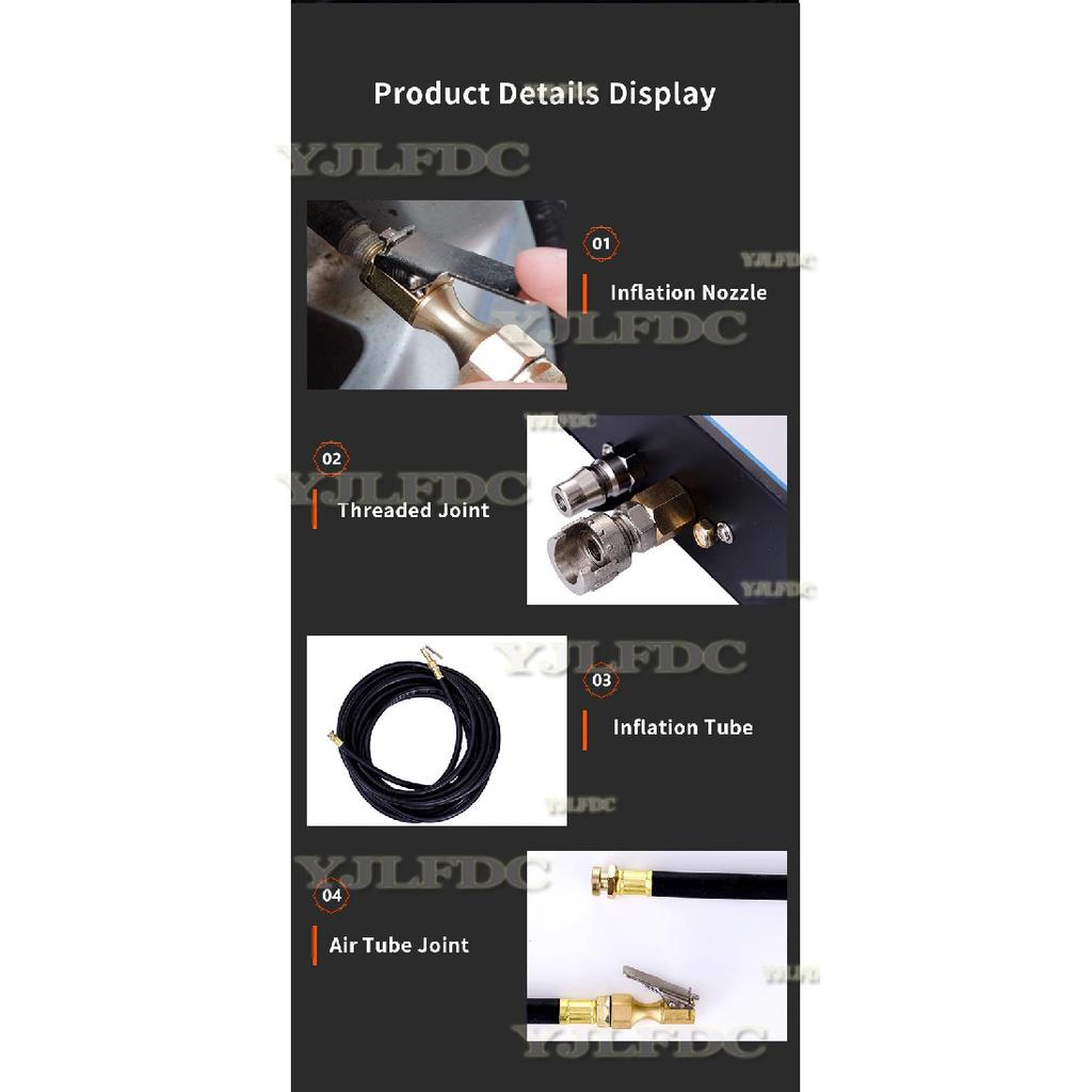 Wall-mounted Digital Tyre Pressure Gauge Car  Automatic Tyre Infaltor Inflation Gun Air Gauge Automatic Tire Shop Inflation Gun