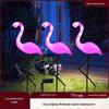 Lumini Solare de Peisaj Flamingo Transfrontaliere: Ornamente de Decorare pentru Grădină și Gazon