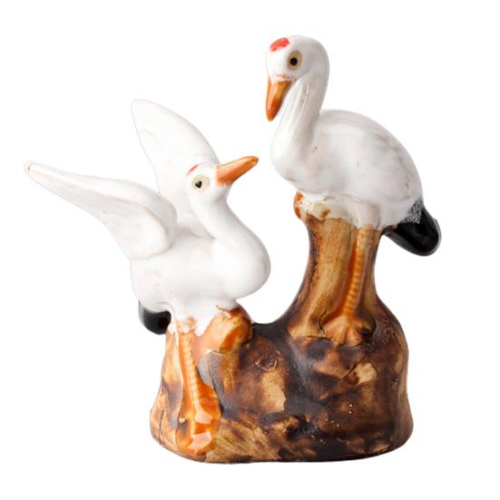 Symulowane żurawie Miniaturowa fontanna Zbiornik Krajobraz Ozdoba Domowa Dekoracja Wodna