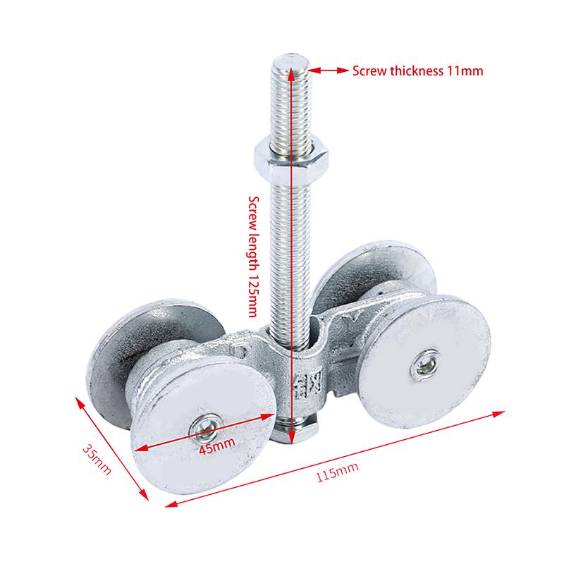 Strong Durable Door Pulley Heavy Sliding Door Hanging Wheel Industrial Door Sliding Doors Factory Hanging Rail Bear 400kg