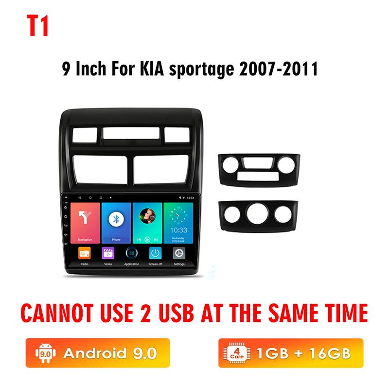 

Icreative 2Din Android Wi-Fi автомобильный радиоприемник мультимедийный видеоплеер для Kia Sportage 2007-2011 навигация GPS головное устройство 2 din