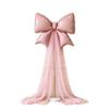 Baby Girl 100 Days Pink Bow Yarn Balloon Decor & Photo Props