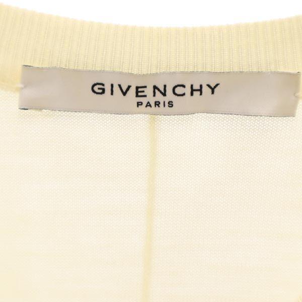 GIVENCHY Short sleeve knit cardigan XS White system Women Used