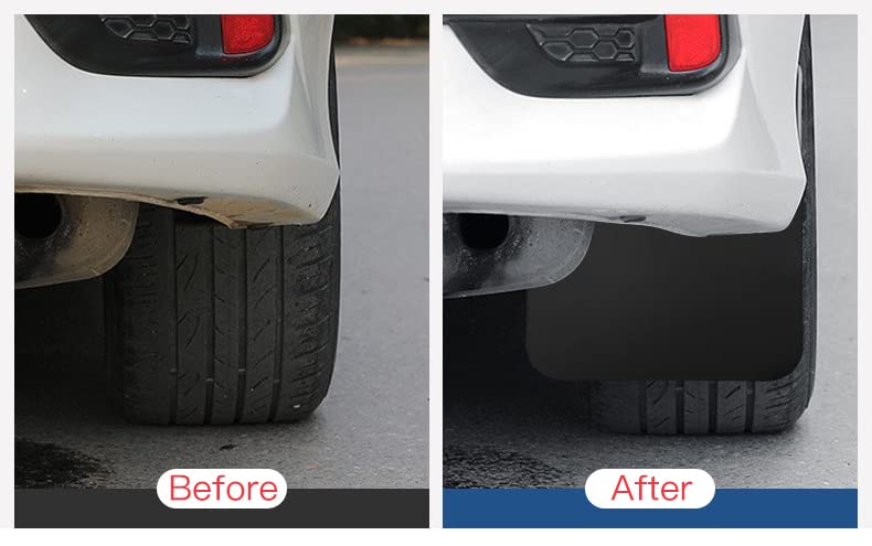 Universal Car Mud Guards, Mud Flaps, Mudguards for Light Trucks, Cars, and Small Vehicles, Set of 4