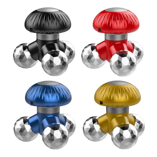 USB Rechargeable Mini Massager Handheld Vibration Therapy for Neck & Shoulders Portable Pain Relief Device