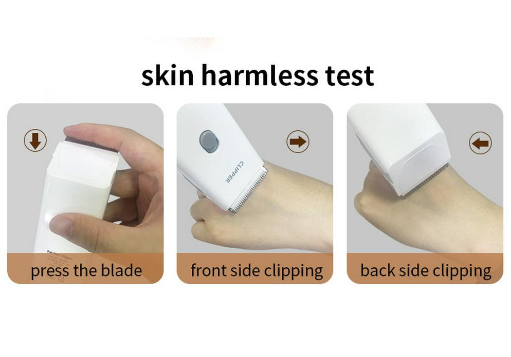 Silent Electric Waterproof Pet Grooming Trimmer for Cats & Dogs
