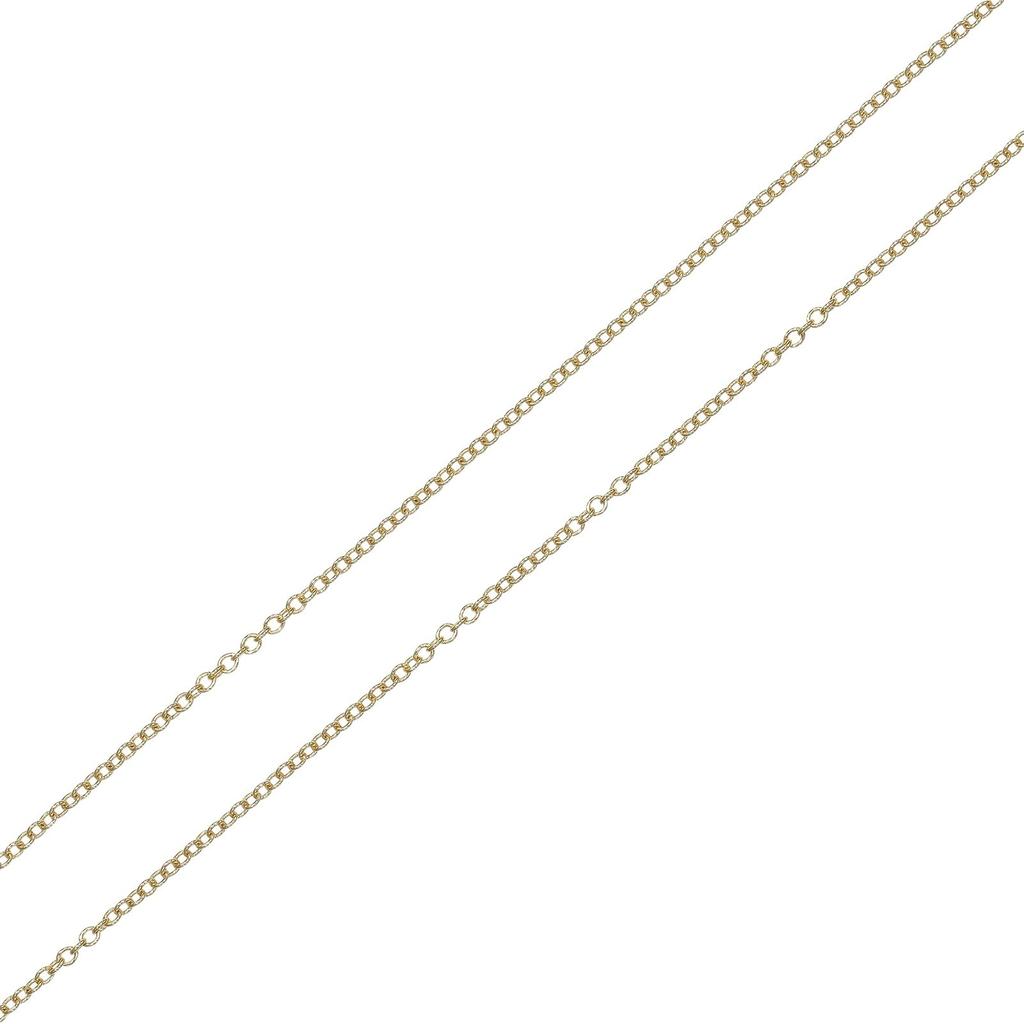 TIFFANY&Co. ribbon Necklace K18 yellow gold 2.69g Women Used