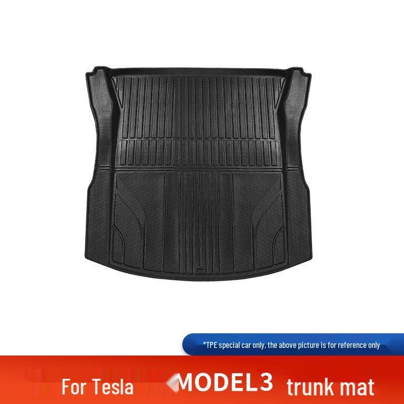 Custom TPE Floor and Trunk Mats for Tesla Model 3 Refresh Edition (Compatible with 25 Models)