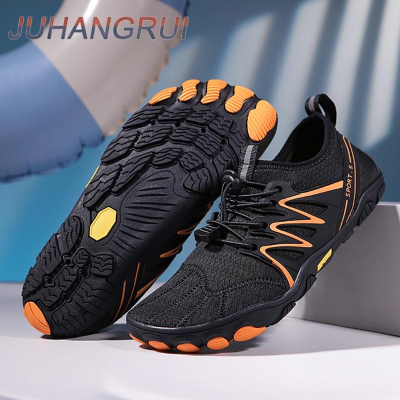 Water Sports Shoes for Mens Womens Quick Dry Non-Slip Five Finger Shoes Outdoor Wading Swimming Barefoot Aqua Shoes Lightweight