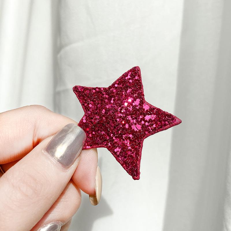Su Xia Korean Style Glitter Star & Heart Hair Clips for Women & Children