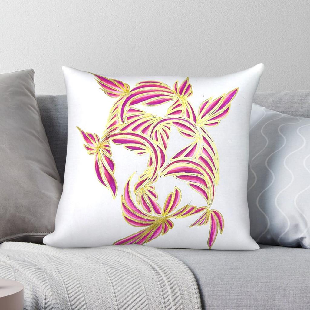 Sweet Delight Square Pillowcase Polyester Linen Velvet Creative Zip Decor Pillow Case Sofa Cushion Cover