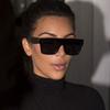Durable High Quality Stylish Retro Designer Style Oversized Riveted Square Shaped Female Women Sun Glasses Top