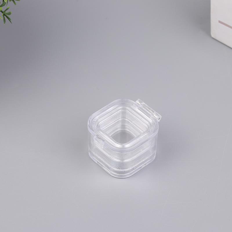1 Pcs Plastic Dental Lab Box With Film Dentist False Tooth Case Box With Membrane Storage Boxes Denture Teeth Container Case