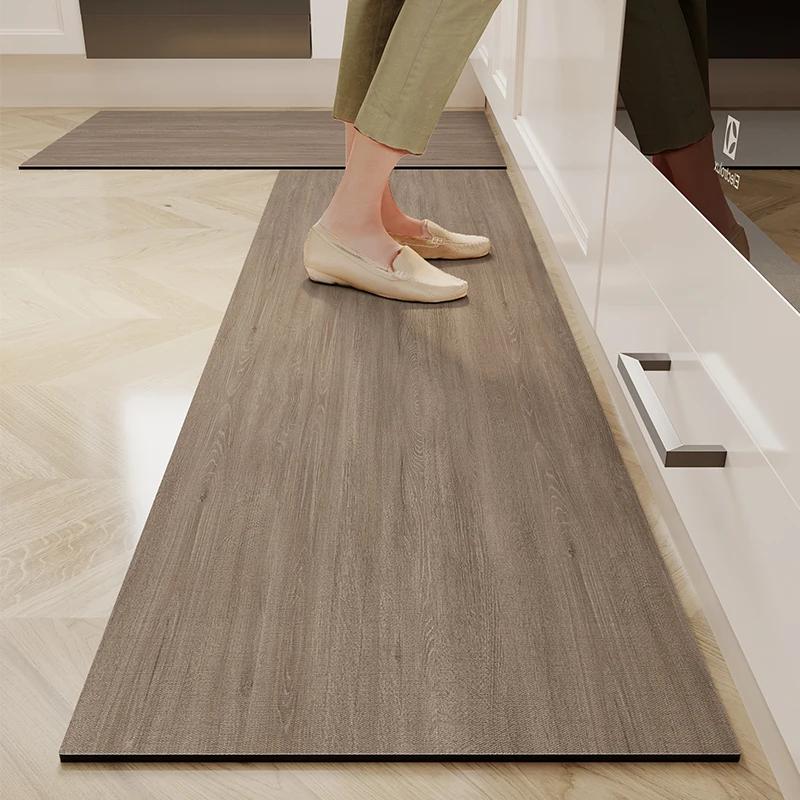 

Kitchen Long PVC Floor Mat, Waterproof Carpet, Oil-proof, Leather Foot Mats, Home Decoration, Area Rugs 45x75cm 17.7x29.5in