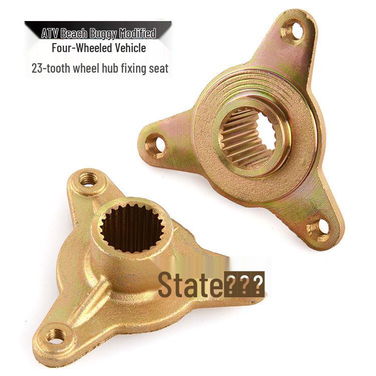 

ATV/Go-Kart Wheel Hub Mount, 3-Hole Flange, 23T for 50-110CC. 23 Teeth Wheel Hub Mount